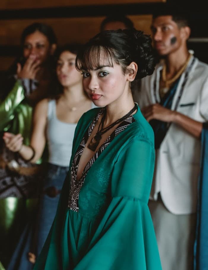 Designer look on the Fiji Fashion Week runway